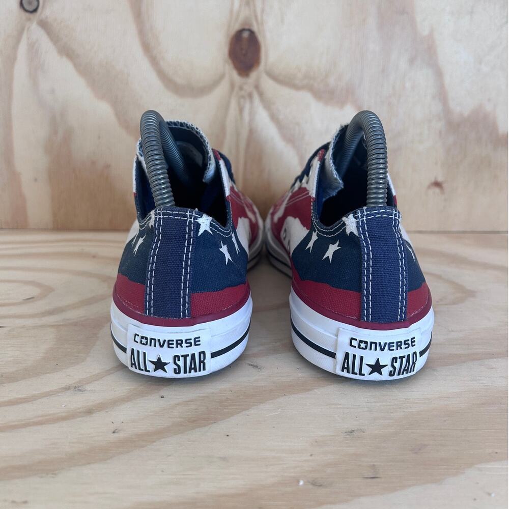 Converse All Star - CT Low Flags - Sneakers - Red/Blue - Women's - 8 - 148835F - Picture 6 of 9